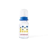 Lollaland 4 oz Glass Baby Bottle Brave Blue by Lollaland [並行輸入品]
