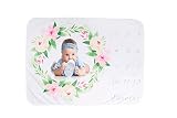 XNXベビーマイルストーンBlanketプレミアムフリース – 新生児写真撮影プロップfor Boy or Girl、新しいMomベビーシャワーギフトシャワーギフト