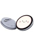 adget Can-Badge（キャンバッジ）液晶バッジ 電子バッジ 缶バッジ タッチスクリーン 推し活(ブルーグレー）