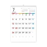 ボーナス付 2026年7月〜(2027年7月付)タテ長ファミリー壁掛けカレンダー 太字タイプ（六曜入） A3サイズ［H］