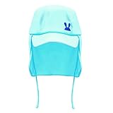 Little Rabbit(リトルラビット) ベビー 子供キッズ水着日焼け予防アウトドアUVカットフラップキャップ帽子(Kids Flap Cap) (7 Colors) (Mint) [並行輸入品]
