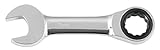 AMPRO T41315 15-Millimeter Geared Ratchet Stubby Combination Wrench [並行輸入品]