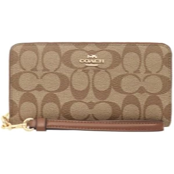 Amazon | [コーチ] COACH 財布(長財布) FC4452 C4452 カーキ×サドル2
