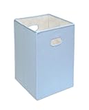 Badger Basket Folding Hamper and Storage Bin, Blue by Badger Basket