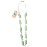 Fox and Finn 'Sophia' Silicone Teething Necklace for Babies | Safety Knotted Silk Rope | Does Not Pu
