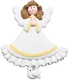 Girl Angel Ornament Personalized Wall Decor [並行輸入品]
