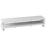 ぼん家具 テレビ台 ローボード 幅150cm 52型対応 テレビラック テレビボード TV台 収納 オープンタイプ リビング ホワイト