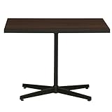 arne ダイニングテーブル 2人用 机 角型 高さ約70cm カフェテーブル 90TD ダークブラウン