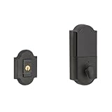 Baldwin 8252.b Evolvedアーチ型シングル円柱デッドボルトBluetoothテクノロジー、 8252402B