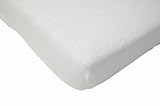 Jollein 550_0002 Fitted Sheet Terry Cloth (60 x 120 cm, White) by Jollein