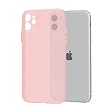 iPhone 11 ケース 薄型 軽量 シンプル スマホケース 超薄型 柔軟 TPU マット半透明 カバー スマホカバー アイフォン11カバー 6.1インチ (iPhone 11, グリーン)