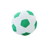ジャックの町 クリエイティブ 柔らかい ソフト サッカーボール型 クッション枕 ぬいぐるみ クッション デコレーション おもちゃ (グリーン + ホワイト)