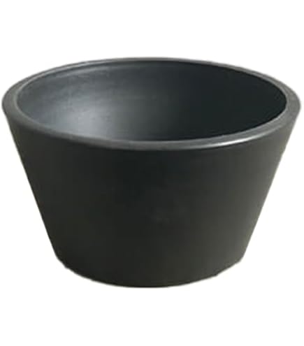 鉢 21cm Amazon.co.jp: セラアート 平鉢 21号 黒 （外径210×高さ