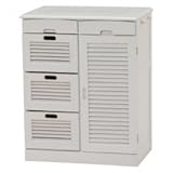 キッチンカウンター MUD-6817WH ホワイト