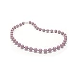 Bitey Beads Classic Silicone Teething Nursing Breastfeeding Chewable Necklace (Lavender) by Bitey Be