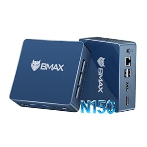 BMAX B4Ultra ミニPC 最新 第13世代 Intel N150搭載 16GB DDR4 512GB SSD Windows 11 Pro 小型PC Wi-Fi5/BT5.0対応