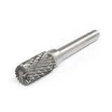 uxcell　ロータリーファイル　超硬バー　ストレートシャンク　タングステンバー　円筒形　10 x 20 mm