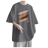 [vigerkar] 夏服 メンズ パーカー tシャツ 半袖 五分袖 ゆったり おしゃれ おおきい サイズ 父の日ギフト 誕生日 夏服 メン