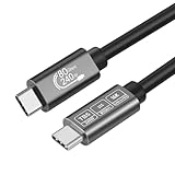 ConnBull Thunderbolt 5 ケーブル 1.8m、80Gbps 16K@60Hz ビデオ 240W急速充电、Thunderbolt 4/ USB 4と下位互換