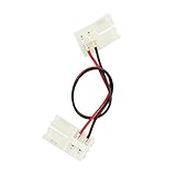 KAPATA LEDテープ 延長用ケーブル 2pin/10mm/5050SMD/10cm 10ケセット 単色用 両端半田付け不要