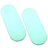 BabyPrem Moses Basket Fitted Sheets - Approx 29 x 11 Oval - 2 Aqua by BabyPrem