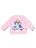 (エックスガール ステージス) X-girl Stages ｷﾗｯｷｰ&ｷｬｯｽﾙ 長袖Tｼｬﾂ 130cm ピンク