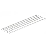 uxcell　エジェクタピン　金型設備　ストレート　スチール　6.5x400mm　5個