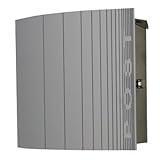 【正規輸入品】 Tokyo Gray+Black Line Max Knobloch　ドイツポスト トウキョウブラックライン 壁掛けポスト 右ロック AAE53A
