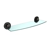 Allied Brass 1033/18-ORB 18' Beveled 1/4' Glass Shelf Oil Rubbed Bronze [並行輸入品]