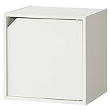 扉付 キューブボックス DCM－CBX3535D WH ホワイト