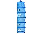 klickpickデザインメッシュHanging Storage With 6コンパートメント、ブルー