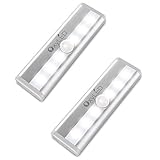 Oxyled LED センサーライト 電池式 12灯 人感センサーライト キャビネットライト キッチンライト マグネット付 昼光色 2本セット