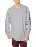 [カーハート] Tシャツ LONG-SLEEVE GRAPHIC LOGO T-SHIRT メンズ GREY S [並行輸入品]
