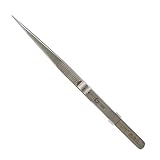 Joyutoy Adjustable Stainless Steel Slant Tweezer for Electronics, Jewelry-making, Laboratory Work, H