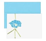 Great PapersR Morning Glory Flat Cards with Envelopes ~ 25 Pack ~ Invitations Thank You Note by Grea