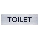 シロクマ サイン TOILET NS-303-2 200m/m×60m/m×1.0t ステンレス