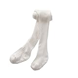 Liebe Engel ベビーキッズ白パンティストッキング縦縞メッシュノンスリップタイツ0-2 歳