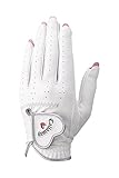 キャロウェイ(Callaway) グローブ NAIL DUAL WMS WHT L 25 (L: 20cm~21cm 両手用) ホワイト レディス