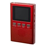 YAZAWA ヤザワ ワンセグポケットTV(レッド) TV04RD ワンセグ/AM/FMラジオ