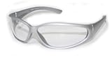 Sellstrom 70661 Atlantis Series Protective Eyewear, Clear Lens, Silver Frame (Pack of 12) by Sellstr