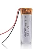 1PC 3.7V 300mAh 充電式バッテリー 601235 Li-Po リチウムイオン電池 DIY Mp3 GPS PSP Bluetooth ヘッドセット