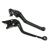 S122ALL黒 スズキ ブレーキ クラッチレバー 6段階調整 ロング Vストローム250 GSX250R GSR250 GSX-S750 等に適合