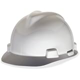 MSA Msa v-gardハードハットW/fas-tracラチェットサスペンション、大きなサイズ7 1 /2 – 8 1 /2、ホワイト(477482 )