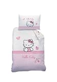CTI Hello Kitty bed linen set Linon hellrosa size 100x135 cm (40x60 cm) by CTI