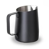 【公式】WPM | ラウンドスパウト Round spout ミルクピッチャー 450ml HC7106BK (ブラック)