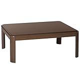 山善(YAMAZEN) 家具調和洋風こたつ(継脚付)(105長方形) ブラウン SKY-F1052H(MB)