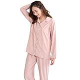 greenleafbaby マタニティ パジャマ 授乳服 ナイトウェア 授乳口 ウエスト調整付き (ピンク, ＸＬ)