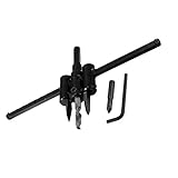 Dovewill 全３サイズ　自由錐　サークルカッター　掘削　木工用　円切りサークルカッター　DIY工具 - 225ミリメートル