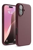 【elago】 iPhone 16 対応 ケース シリコン 耐衝撃 スマホケース 指紋 防止 サラサラ シリコンケース [ iPhone16 アイフォン 16 対応 携帯ケース ] iPhone 16 Case SILICONE CASE バーガンディー