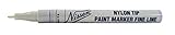 Nissen FPWHF Fine Line Feltip Paint Marker, White by Nissen